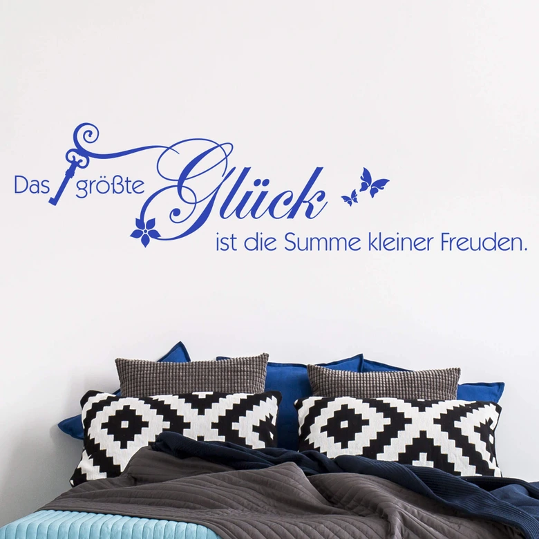 Wandtattoo Das größte Glück... 