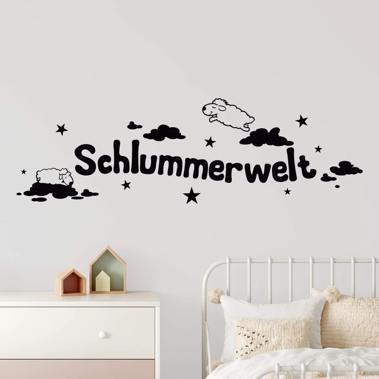 Wandtattoo Schlummerwelt 