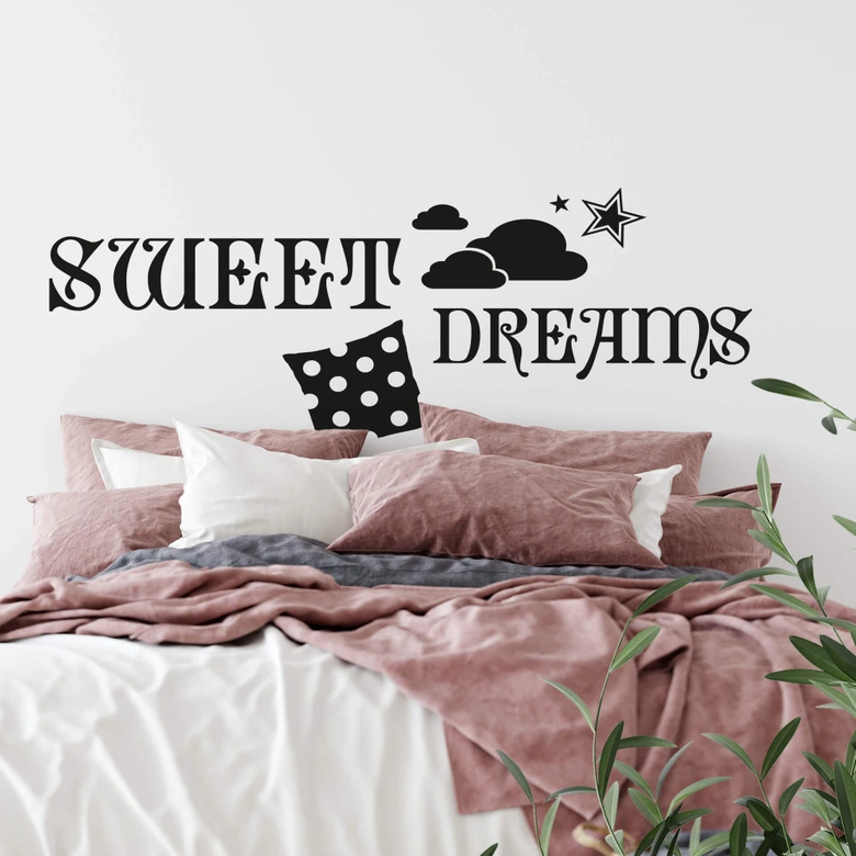 Sticker mural - Sweet Dreams Oreillers 