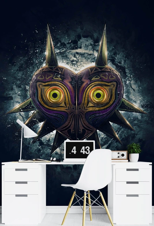 Fototapete, Maskenvariante des Spiels Legend of Zelda 