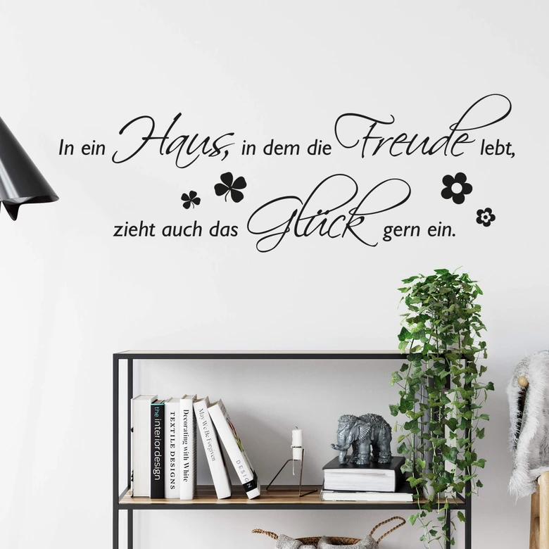 Wandtattoo In ein Haus... 2 