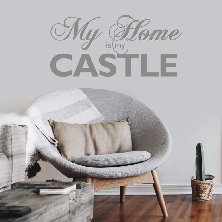 Wandtattoo My Home is my Castle 3 