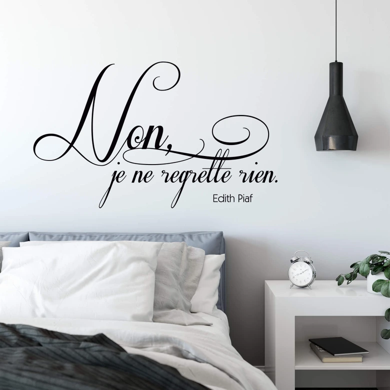 Wandtattoo Non, je ne regrette rien 1 