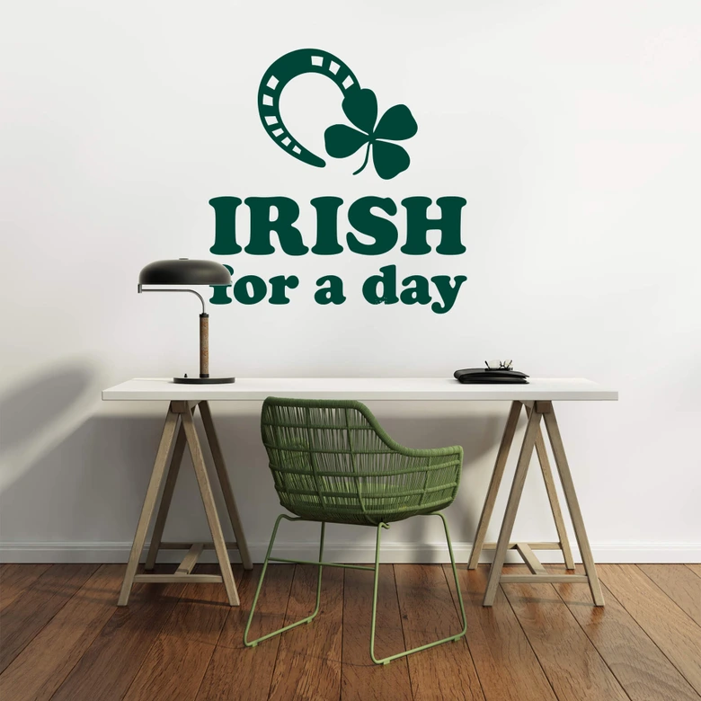 Wandtattoo Irish for a day 