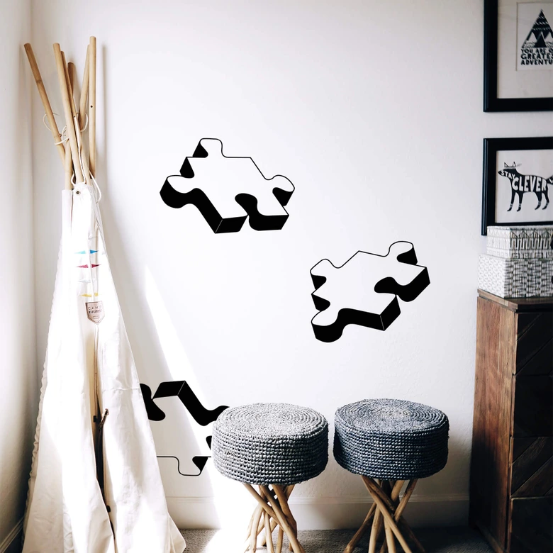 Wandtattoo Puzzle 
