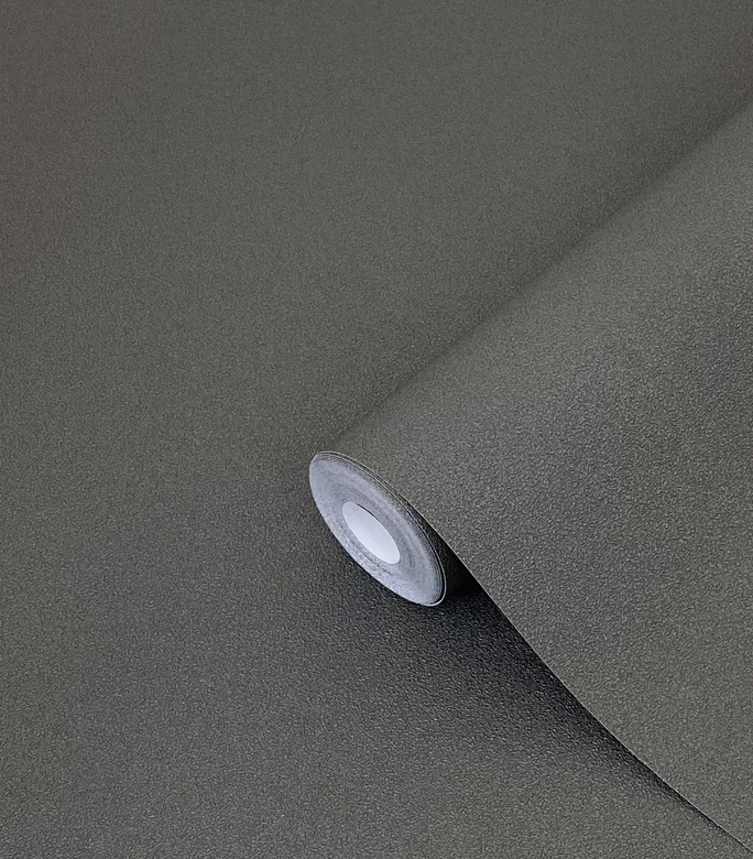 Non-woven wallpaper in high quality textured black plain by Harald Glööckler 