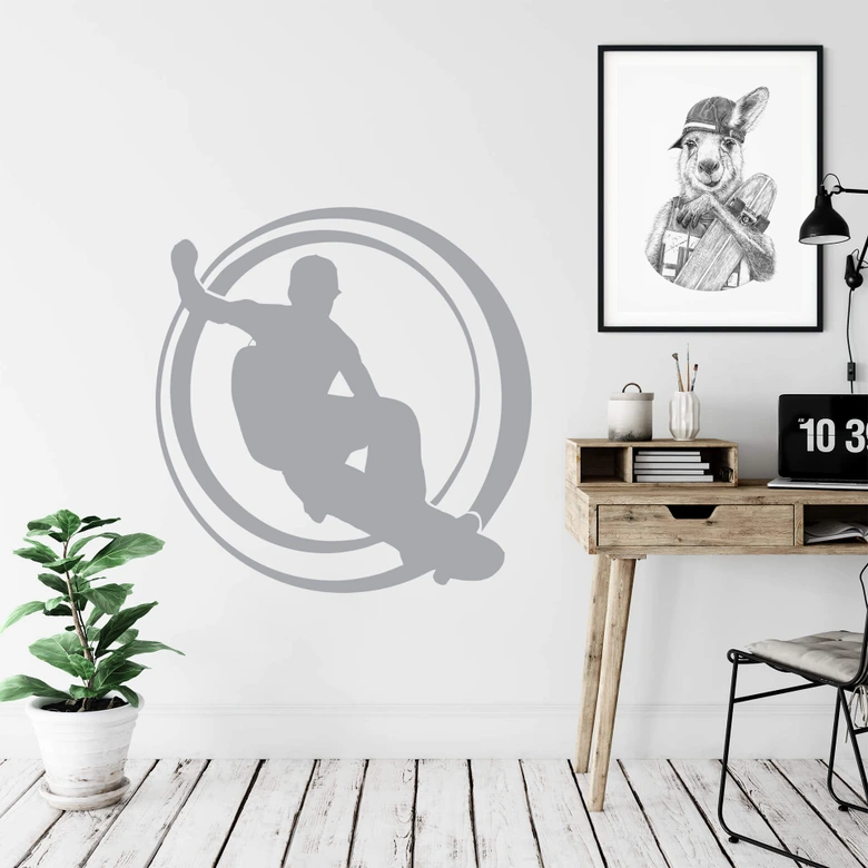 Wandtattoo Skater 