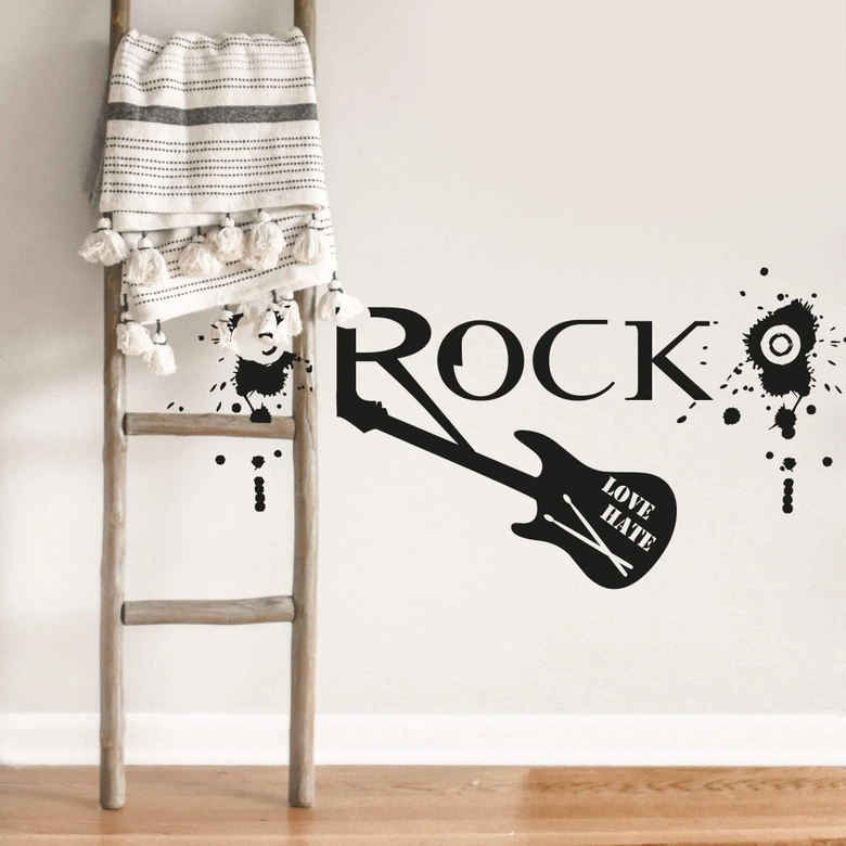 Wandtattoo Rock 
