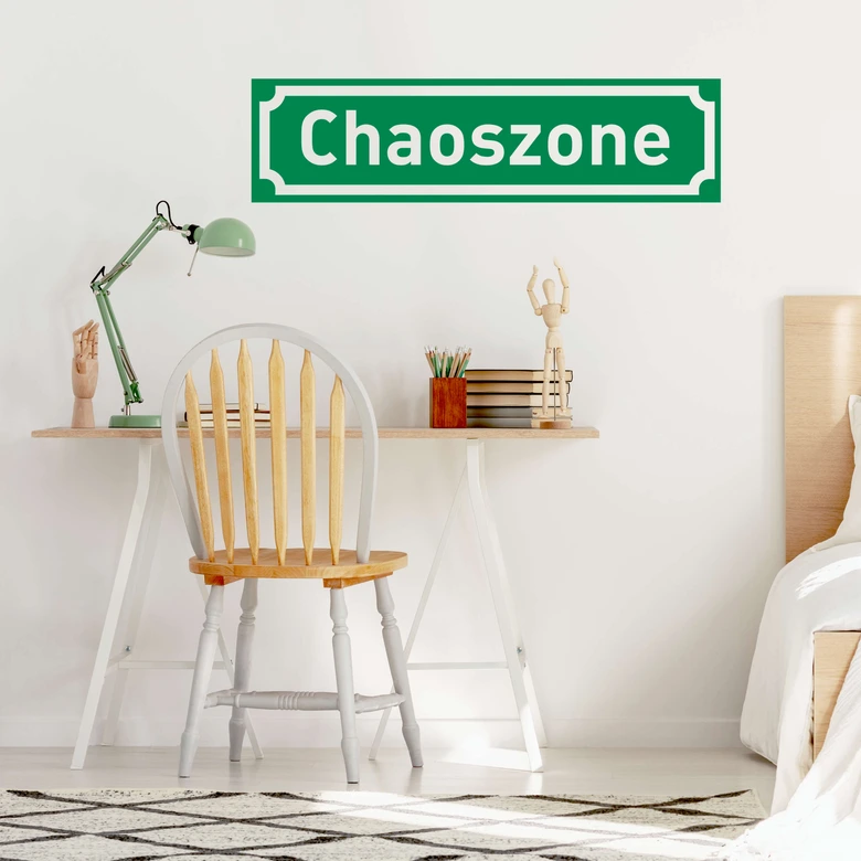 Wandtattoo Chaoszone 