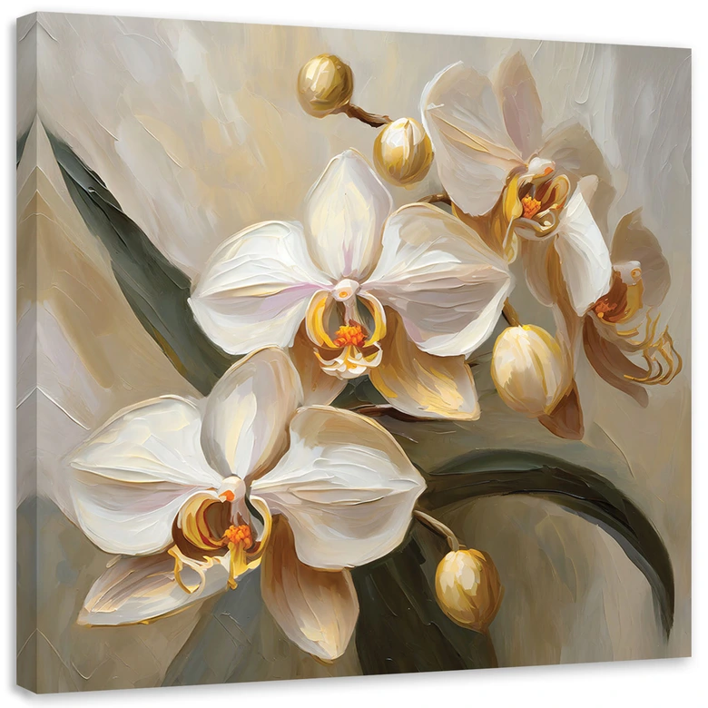 Leinwandbild Orchideen AI 