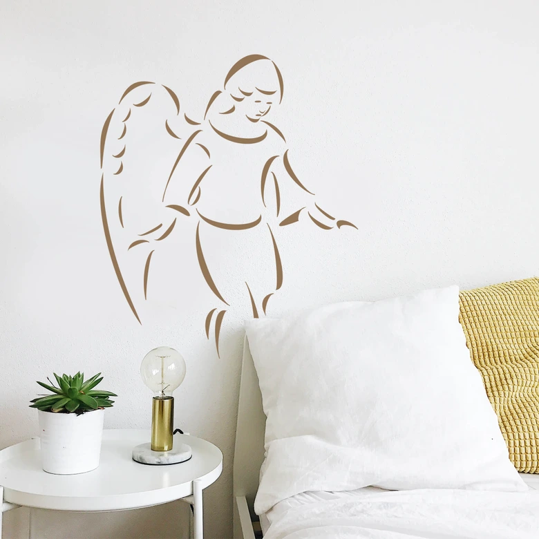 Sticker mural - Ange 4 
