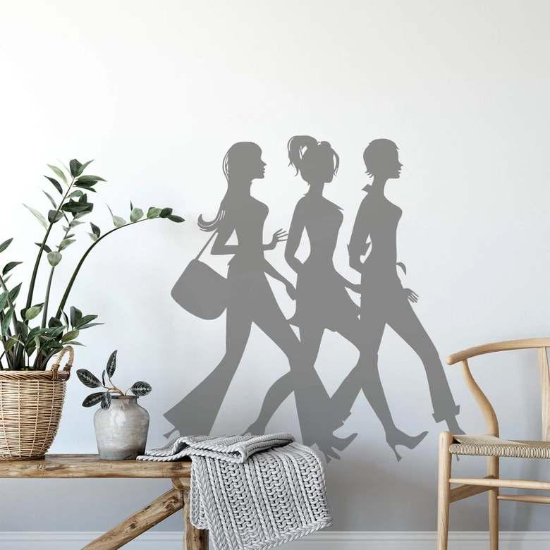 Girls Shopping Wall sticker 