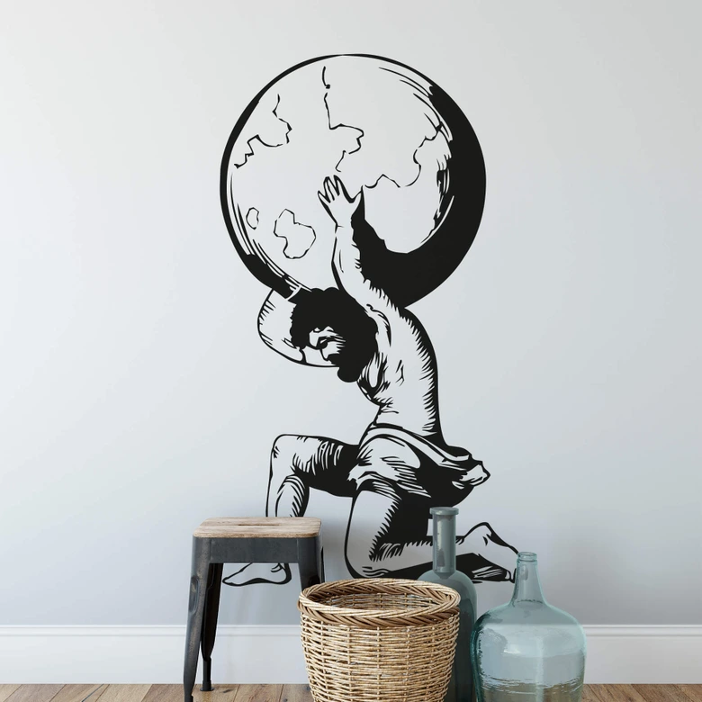 Wandtattoo Atlas 