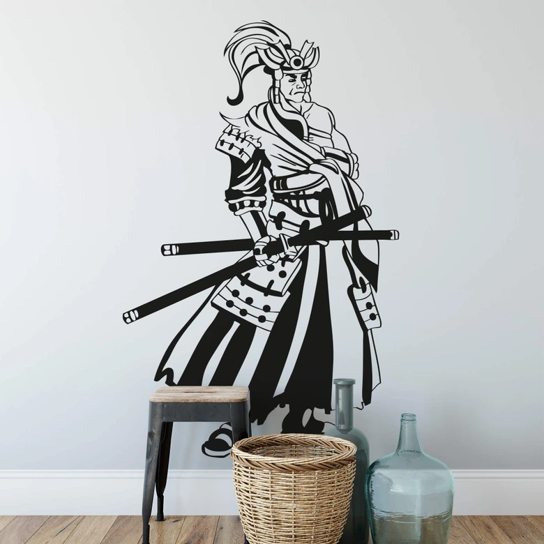 Sticker mural - Samourai 