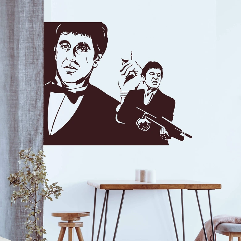 Wandtattoo Scarface 