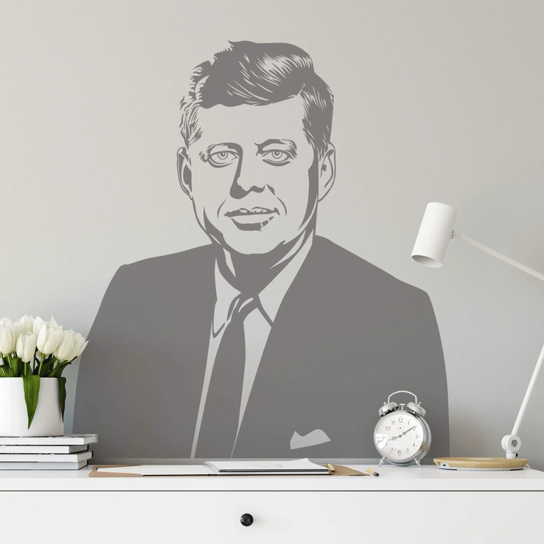 Wandtattoo John F. Kennedy 