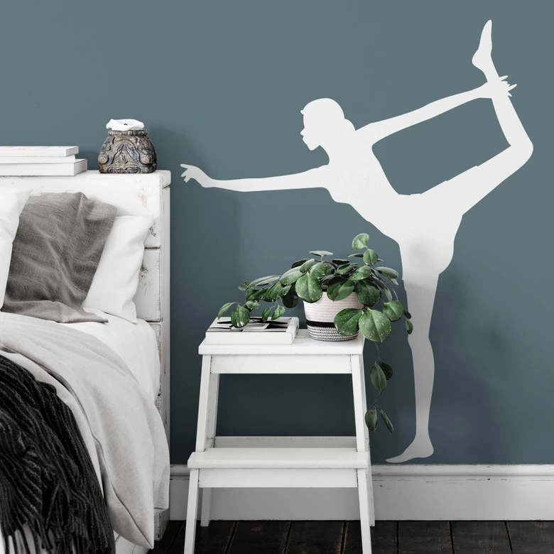 Wandtattoo Yoga - Der stehende Bogen 