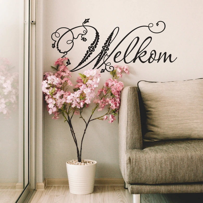 Wandtattoo Welkom 