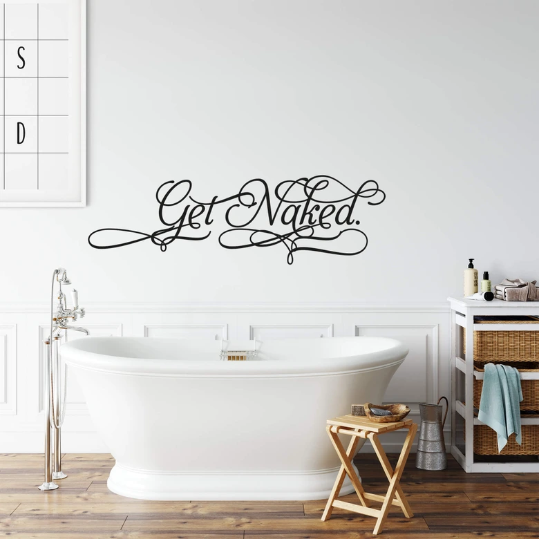 Get Naked Wall sticker 