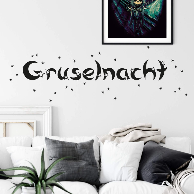 Wandtattoo Gruselnacht 