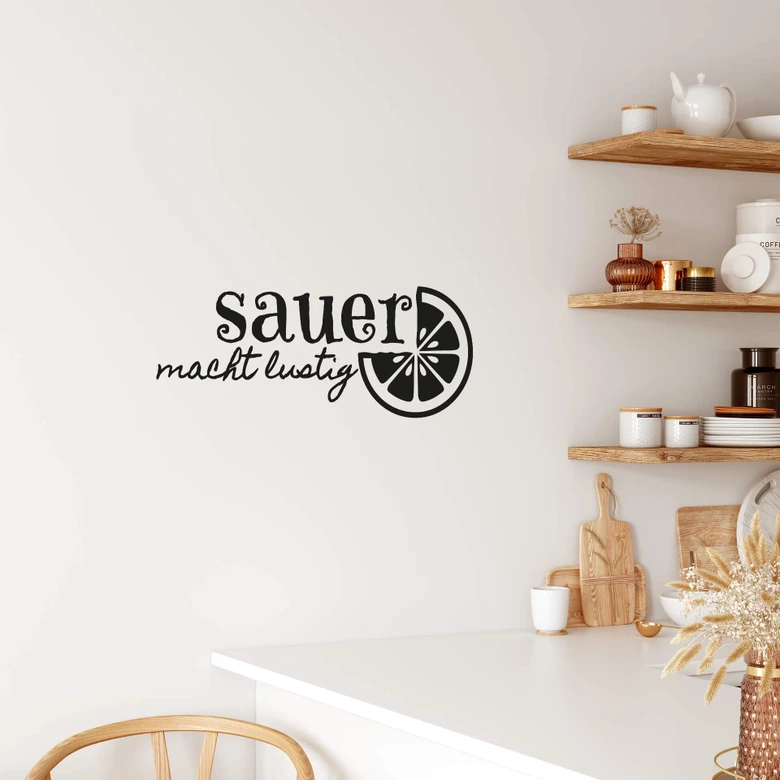 Wandtattoo Sauer macht lustig 1 