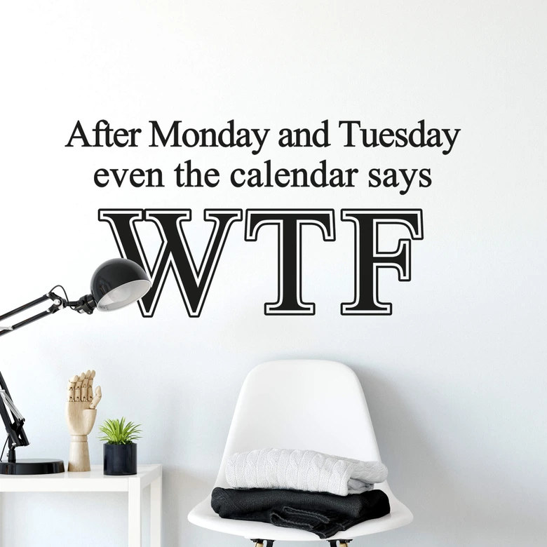 After monday wallsticker 