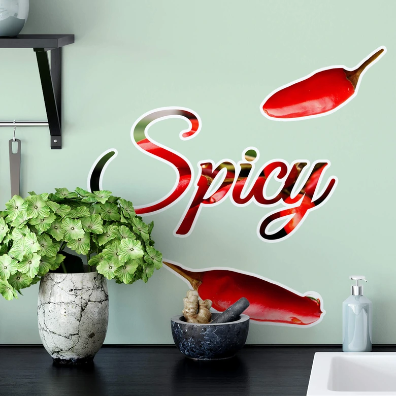 Wandtattoo Spicy 