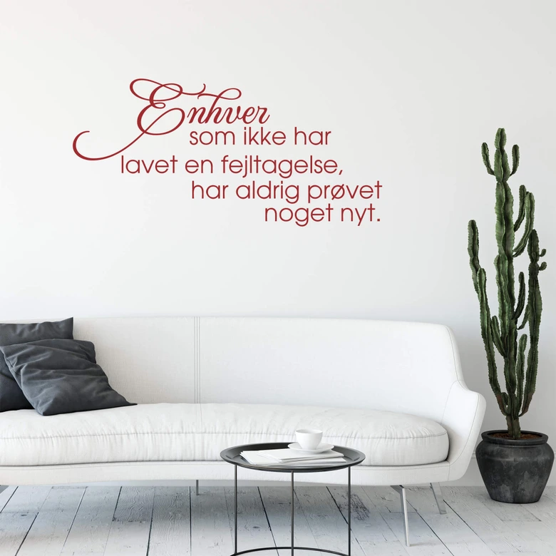Wandtattoo Enhver som... 