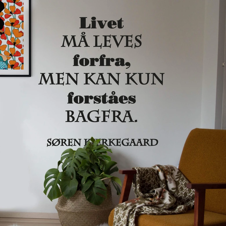 Wandtattoo Livet ma leves... 