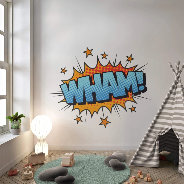 Wandtattoo Comic Soundeffect - Wham! 