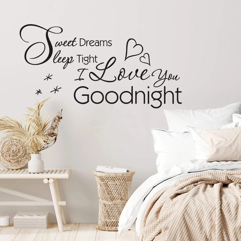 Sweet dreams, sleep tight... Wall sticker 