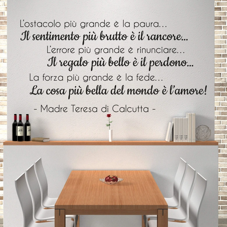 Wandtattoo L' ostacolo più grande... 