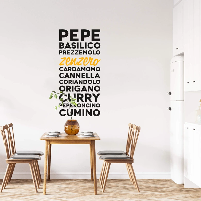 Wandtattoo Zenzero (2-farbig) 