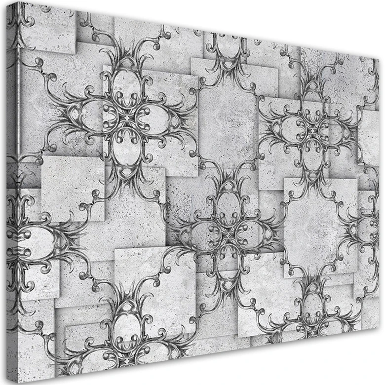 Leinwandbild, Orientalisches Muster 3D 