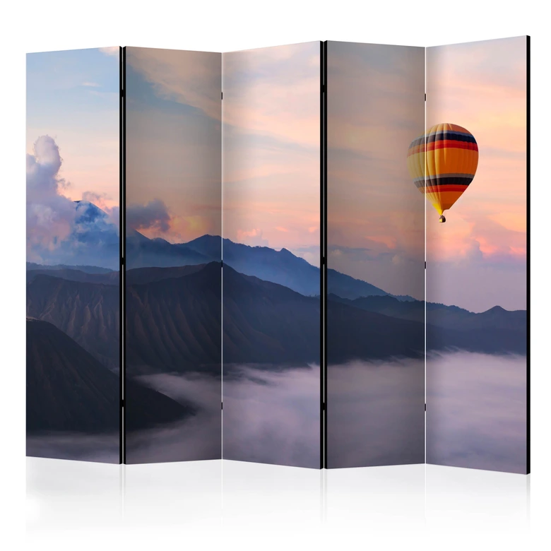 Paravent, Raumteiler freistehend, Trennwand - It Is Worth Dreaming II, 5-teilig - einseitig bedruckt - 225x172 cm 