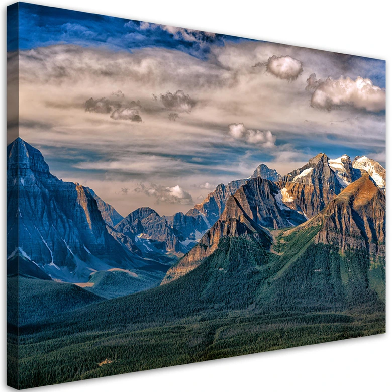Leinwandbild, Berg Landschaft Natur 