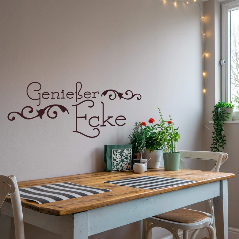 Wandtattoo Geniesser Ecke 7 