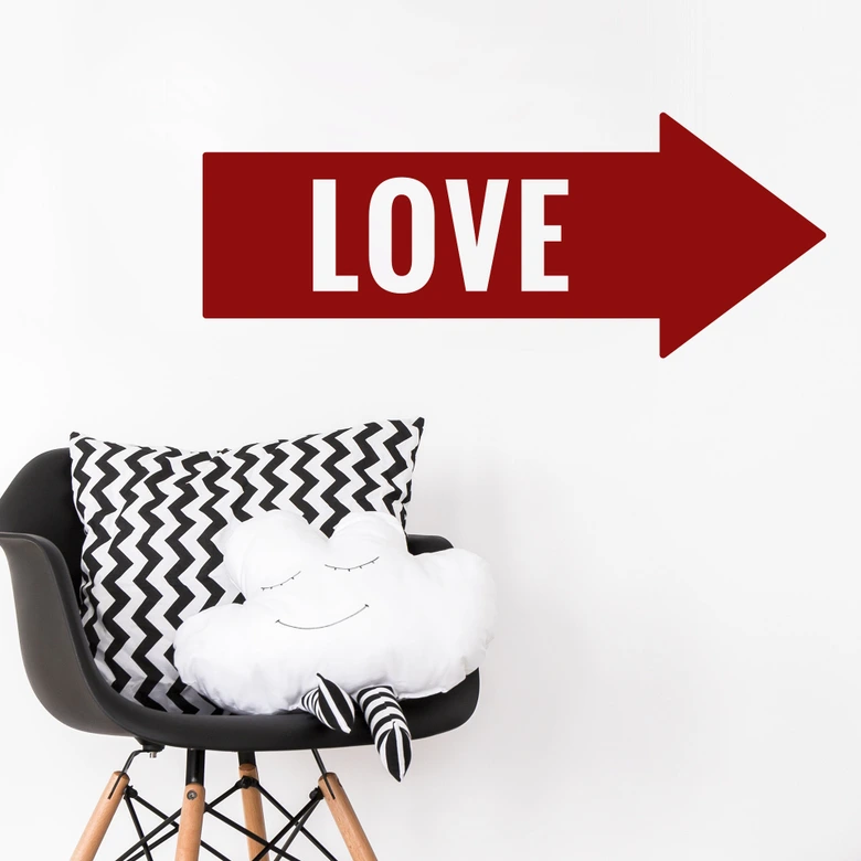 Wall sticker Love arrow 