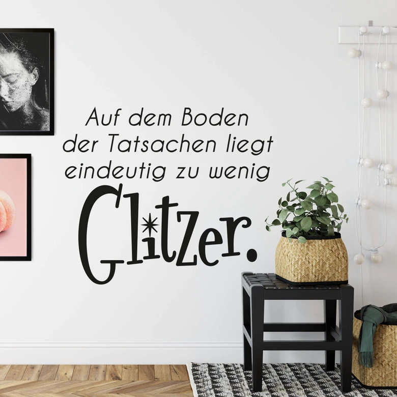 Wandtattoo Auf dem Boden der Tatsachen... 
