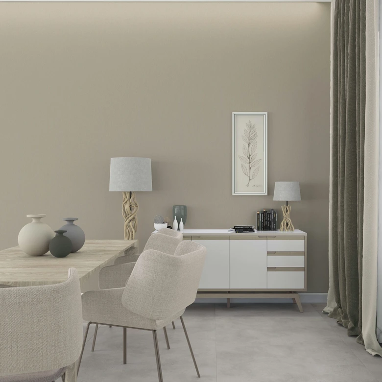 Unitapete, einfarbige Vliestapete Novamur Jackie beige 