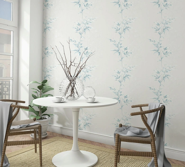 Vliestapete Floral Modern in Greige  