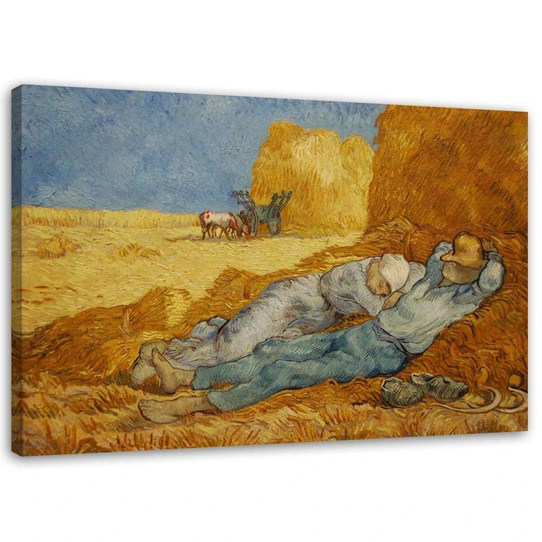 Tableau sur toile, Sieste - Vincent van Gogh 