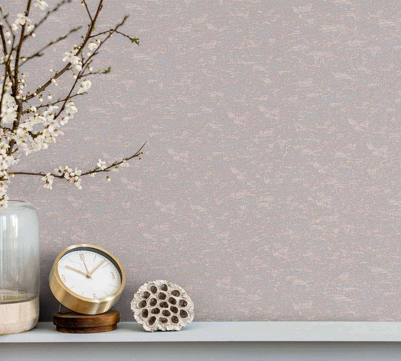Vliestapete Struktur Modern, Shabby Chic, Designerwelten in Taupe  