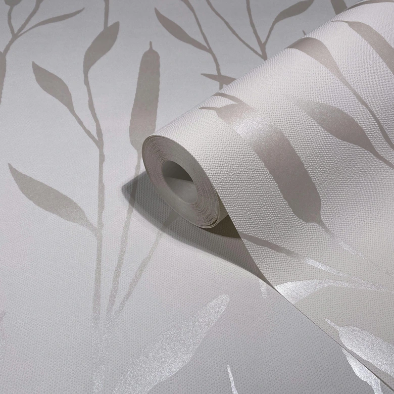 Vliestapete Illustration Modern, Natur in Beige  