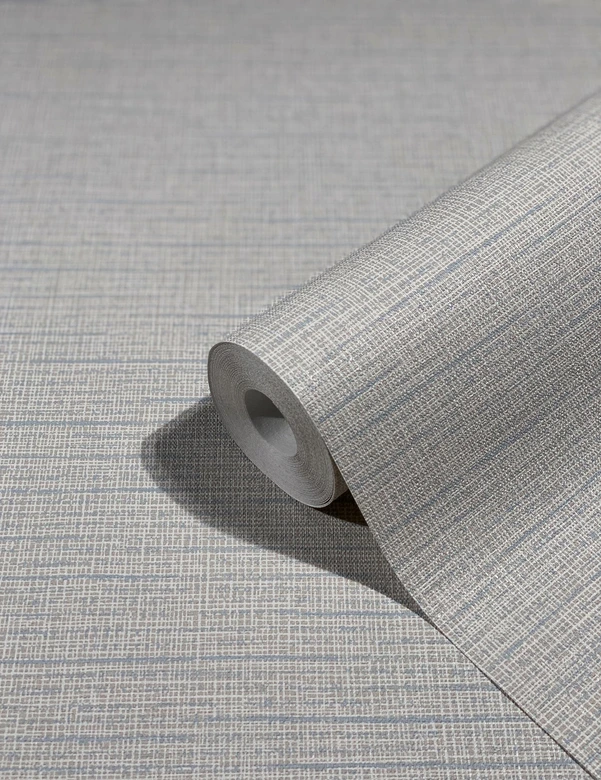 Effen behang, effen vliesbehang Novamur Yvi beige, blauw 