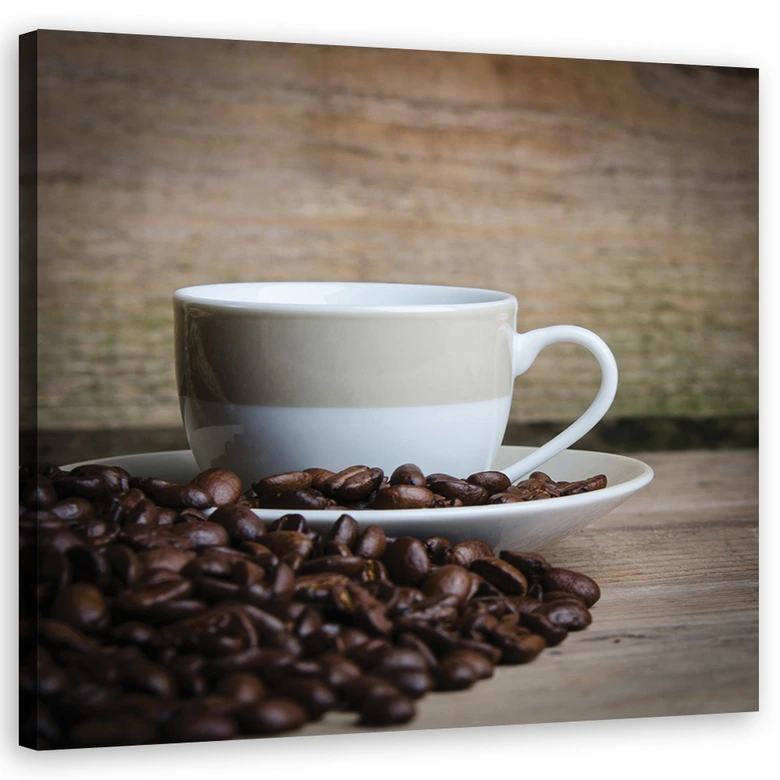 Leinwandbild, Tasse Kaffee 