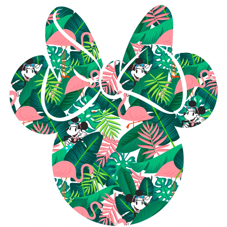 Selbstklebende Vlies Fototapete - Minnie Head - 125 x 125 cm 