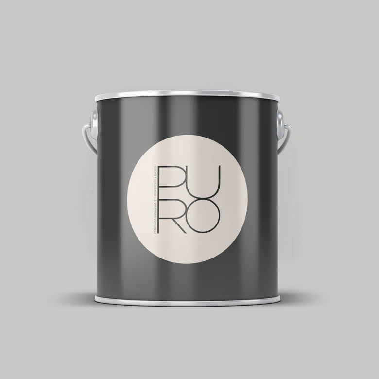 Farba do ścian i sufitów Premium szara - Matowa farba do ścian wewnętrznych PURO c1009 kremowo-szara  