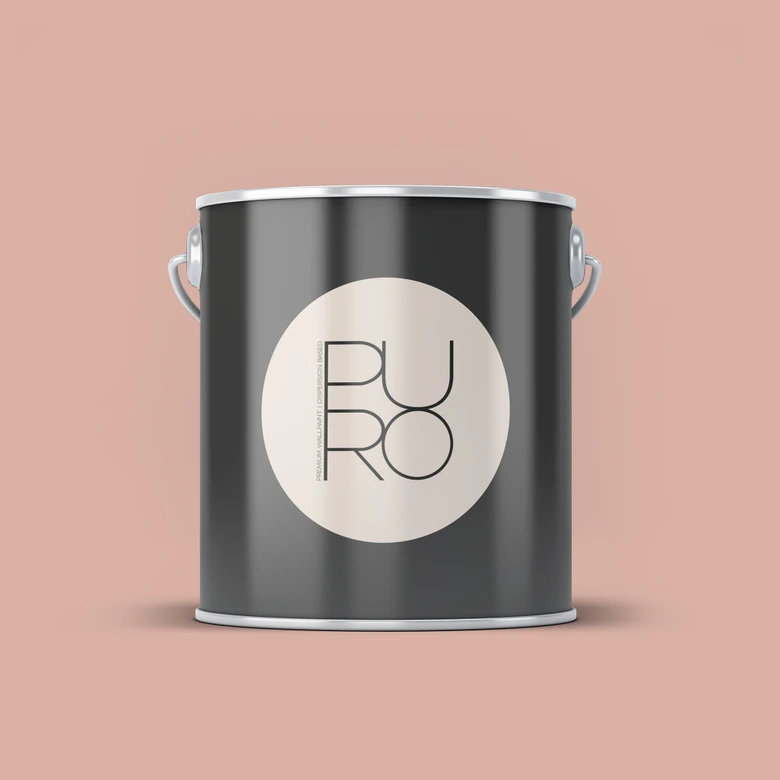 Premium Wandfarbe Rosa - Tuchmatte Innenwandfarbe - PURO c2023 rosy beige 