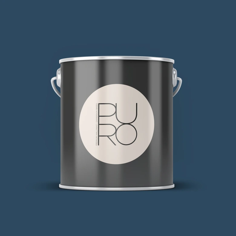 Peinture murale premium bleu - PURO c3008 bleu océan 